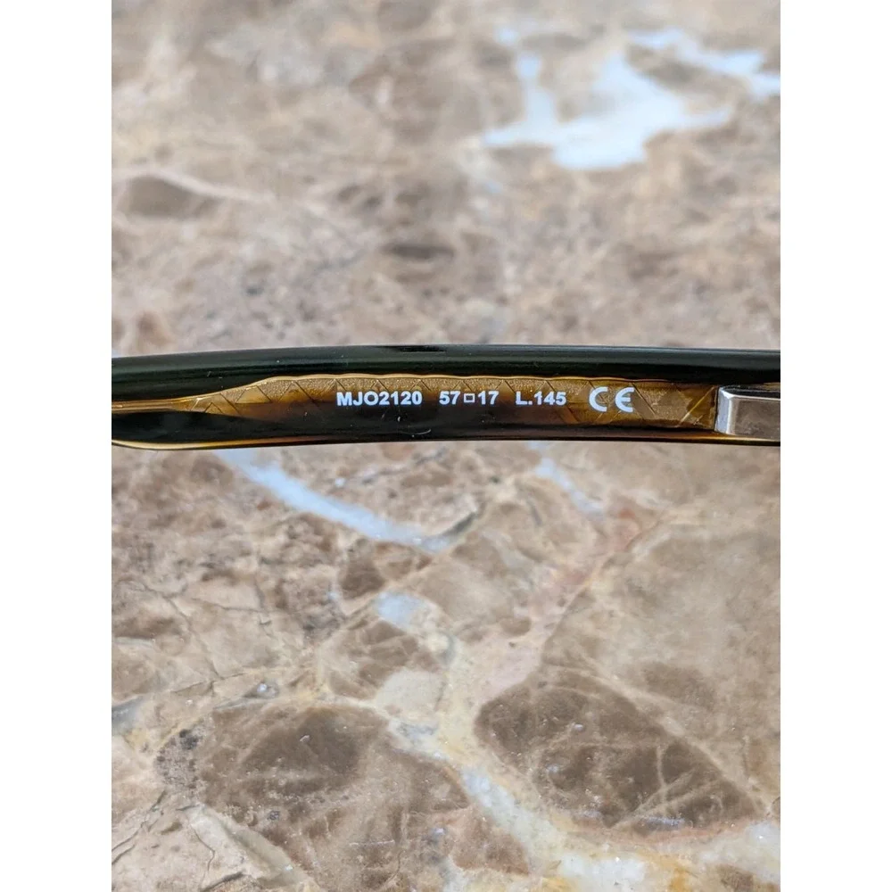 Maui Jim Eyeglasses Frames MJO2120-02T Polished Black‎ Brown Tortoise 57-17-145